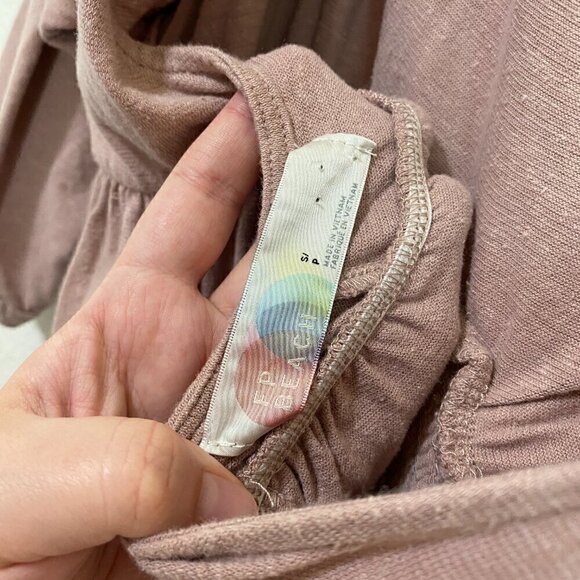 Free People Beach Garcia Midi Dress Low Scoop Back Pink Size Small Mauve… - Picture 9 of 11